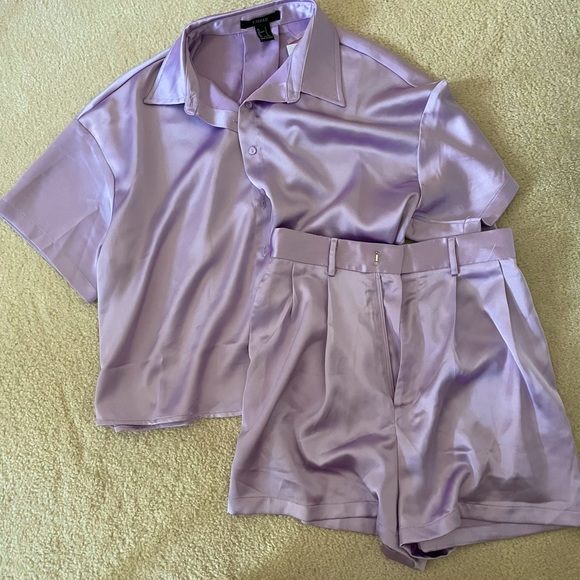 Lavender satin set NWT - Picture 1 of 4